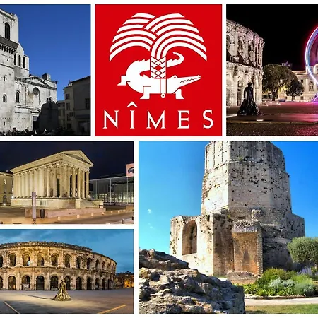 Petit Patio En Centre 尼姆